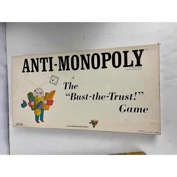 Lot of 6 VTG Board Games Monopoly Trivial Pursuit Risk Tripoley Stratego Anti - Picture 10 of 16